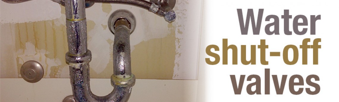 Shut-off valves repair